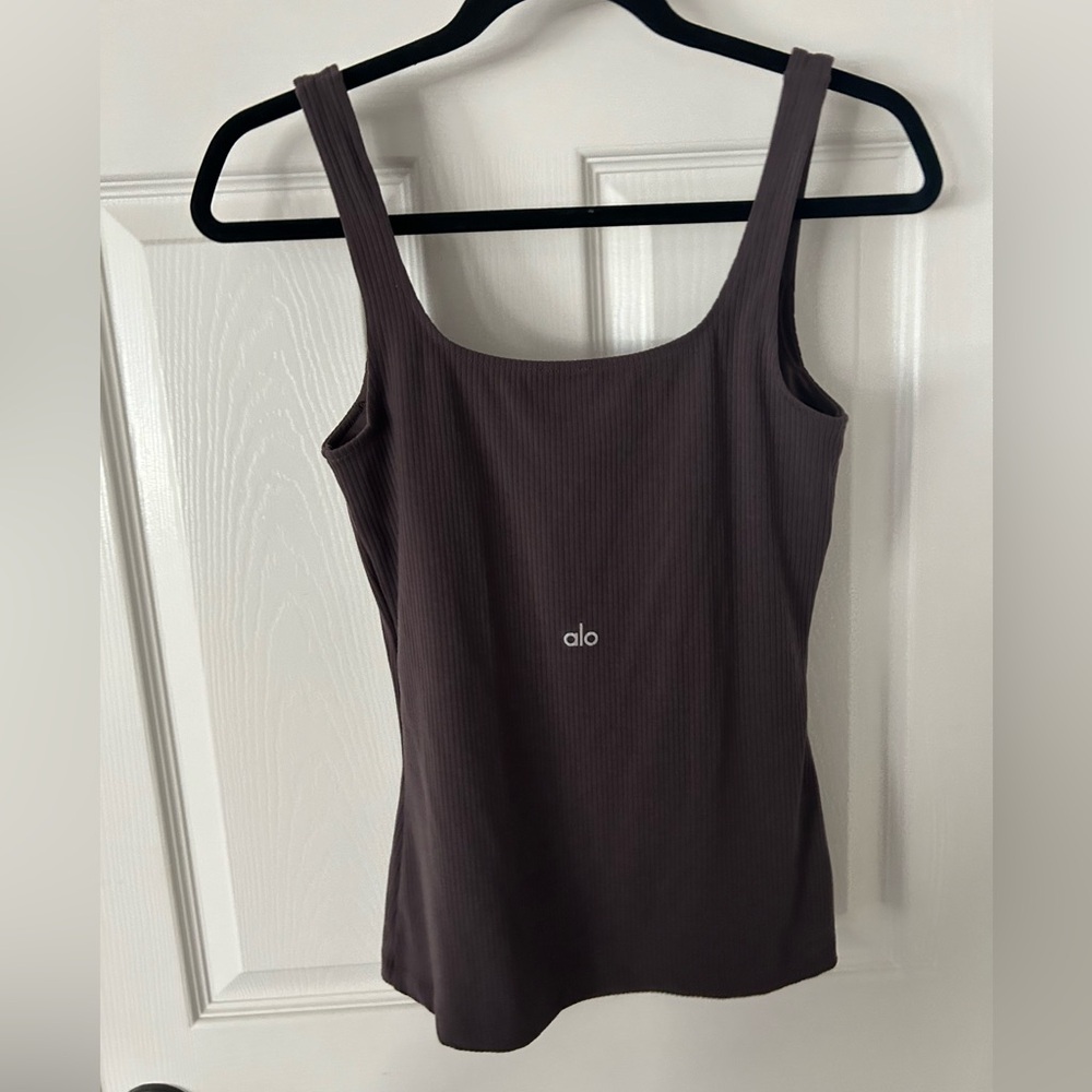 ALO Ribbed Sold Out Tank sz S